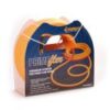 PRIMEFLEX PREMIUM HYBRID POLYMER AIR HOSE - 3/8" x 50 Ft, 300 PSI (3 to 1), 1/4" Fixed, Hybrid (PU/Rubber/PVC), Orange