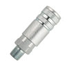 Couplers - Bulk Bagged - 1/4", 1/4"M, Steel, Lincoln